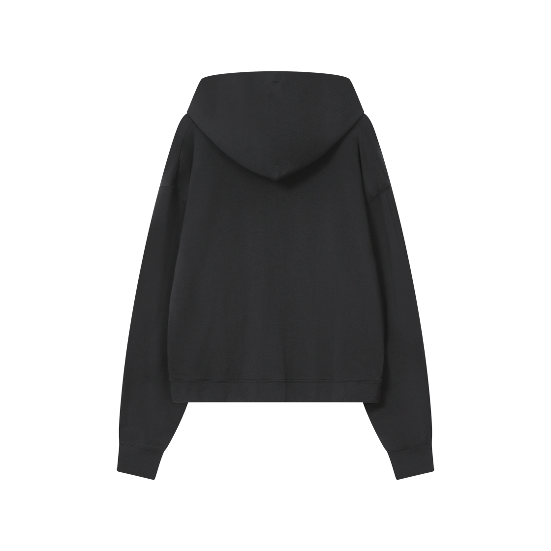 폴리테루 휴먼인덱스 베이시카 집 후디 블랙(Polyteru Human Index Basica Zip Hoodie Black) - 2