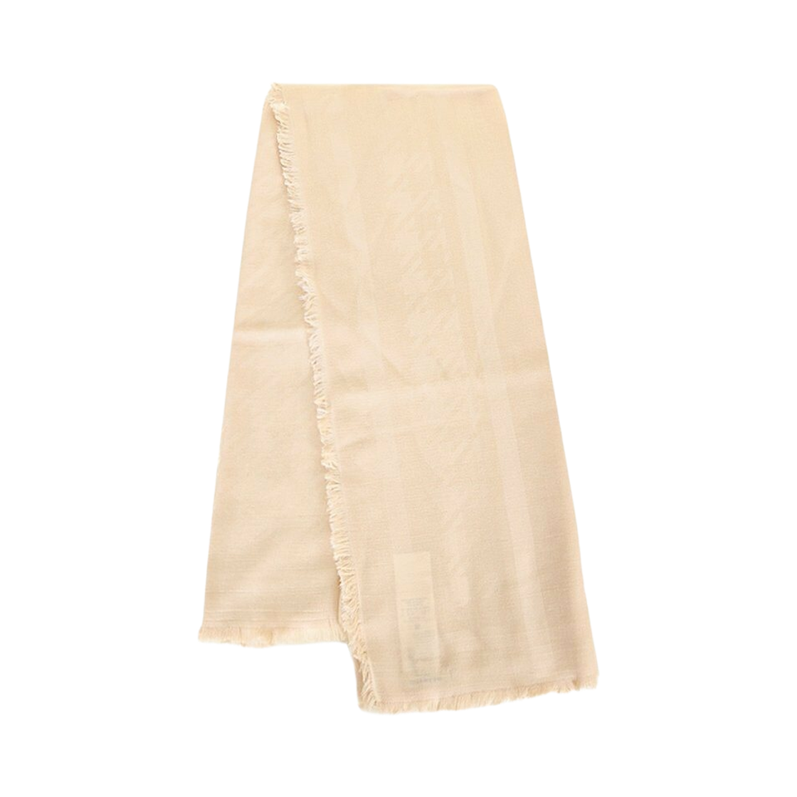WKALAMA-001 (W) Weekend Max Mara WKALAMA Jacquard Shawl Viscose and Wool Beige