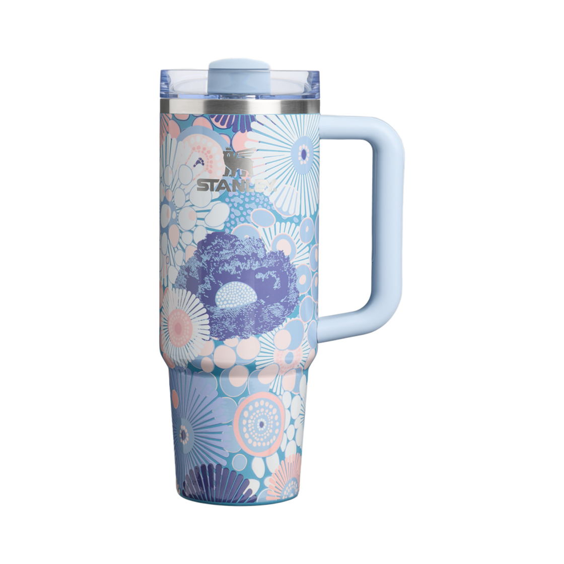 10-10829 Stanley The Quencher H2.0 Flowstate Tumbler 887ml Blue Dream Wildflower