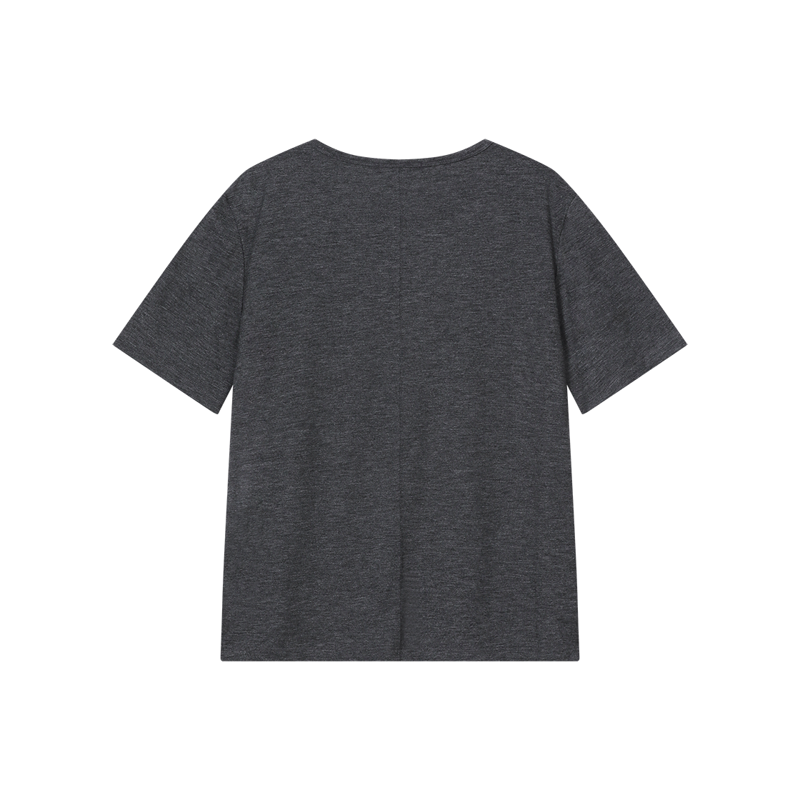 폴리테루 휴먼인덱스 유 넥 소프트 티 차콜(Polyteru Human Index U Neck Soft Tee Charcoal) - 2