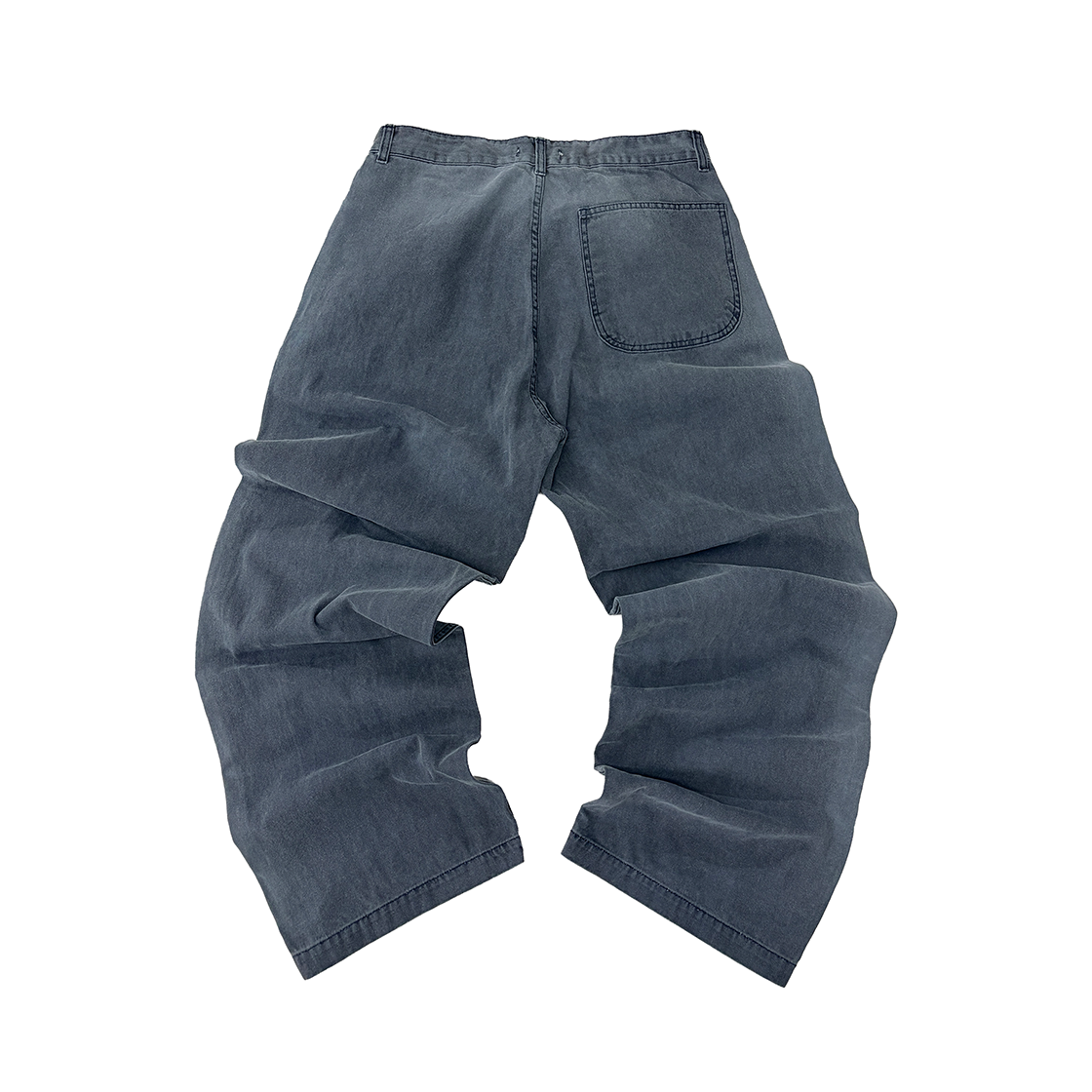 아오이로 헤링본트윌 프렌치 워크 팬츠 - 프렌치 블루(Aoiro HBT French Work Pants - French Blue) - 2