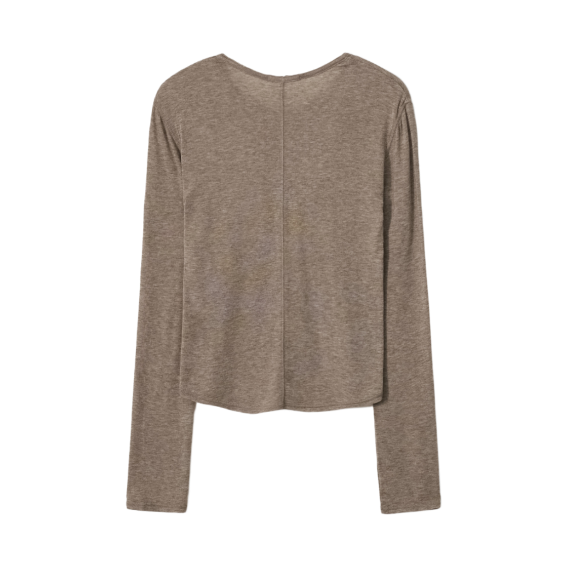 (W) 아비에무아 텐셀 울 헨리 티셔츠 베이지((W) Aviemuah Tencel Wool Henry T-Shirt Beige) - 2