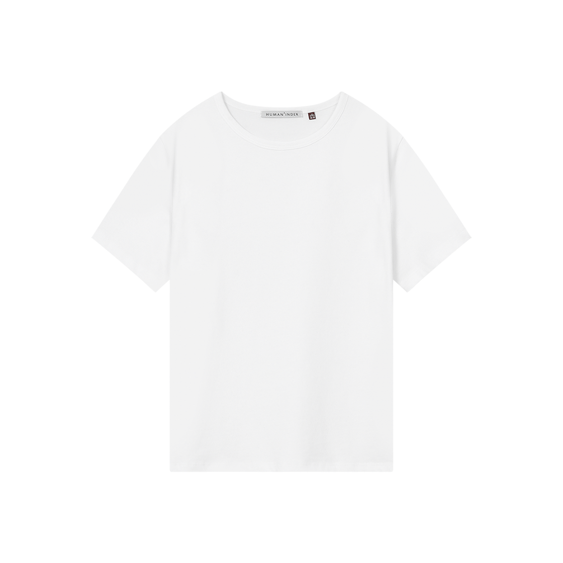 폴리테루 휴먼인덱스 우먼 베이시카 티셔츠 화이트(Polyteru Human Index Women Basica T-Shirt White) - 1
