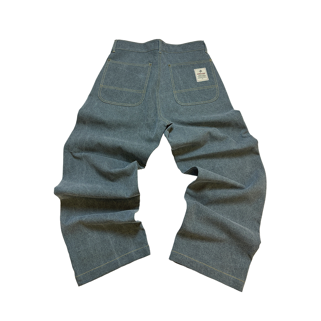 아오이로 베이스 도비 워크 팬츠 - 페이디드 블루(Aoiro Base Dobby Work Pants - Faded Blue) - 2