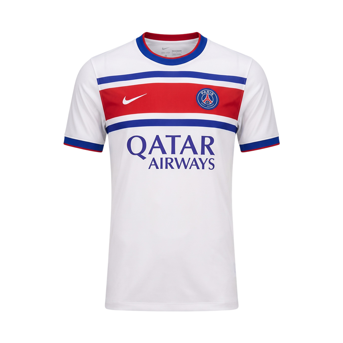 II1690-101 Nike Paris Saint-Germain Home Dri-Fit Soccer Pre-Match Top White Old Royal (II1690-101) (Non Marking Ver.)