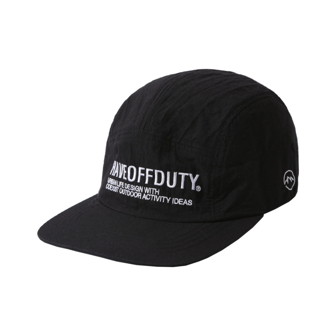 2602CP001BK HAVEOFFDUTY Logo Camp Cap Black