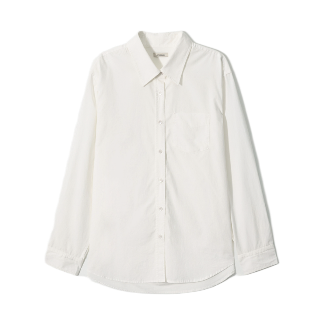 - (W) Aviemuah Soft Cotton Poplin Shirt Ivory