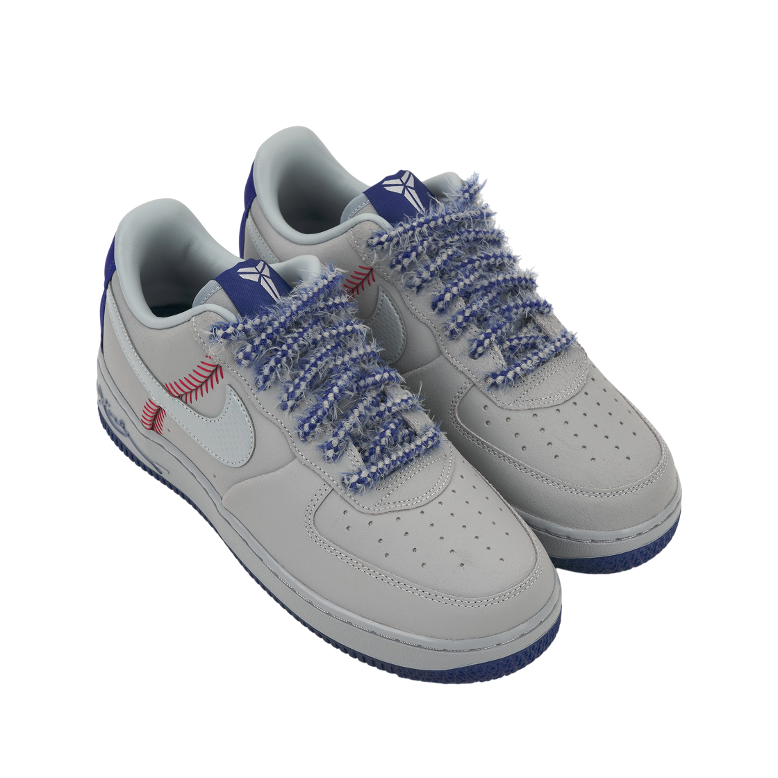나이키 x 코비 브라이언트 에어포스 1 로우 프로트로 울프 그레이 앤 러쉬 블루(Nike x Kobe Bryant Air Force 1 Low Protro Wolf Grey and Rush Blue) - 4