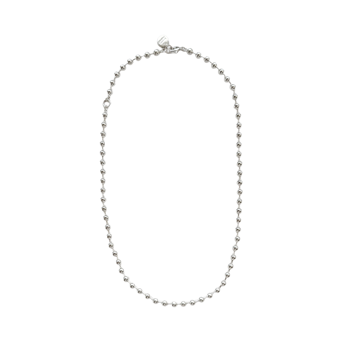 러브미몬스터 에센셜 4mm 볼체인 목걸이 실버(lovememonster Essential 4.5mm Ball ChainNecklace SILVER)