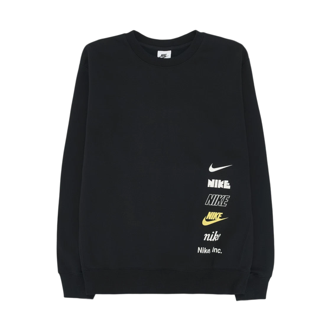 Nike Nike Club Fleece+ Brushed Back Crew Black - Asia · M