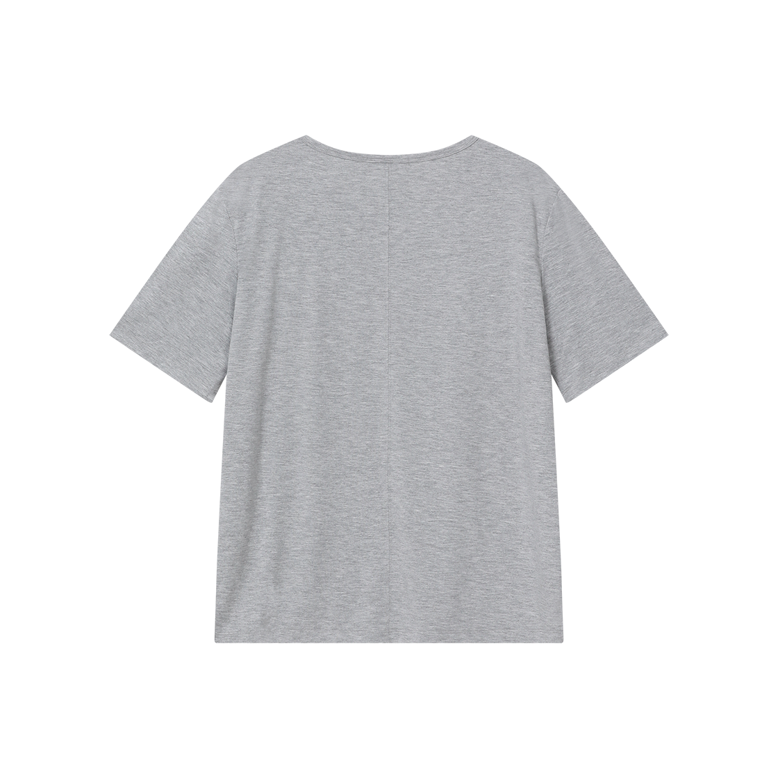폴리테루 휴먼인덱스 유 넥 소프트 티 멜란지 그레이(Polyteru Human Index U Neck Soft Tee Melange Gray) - 2