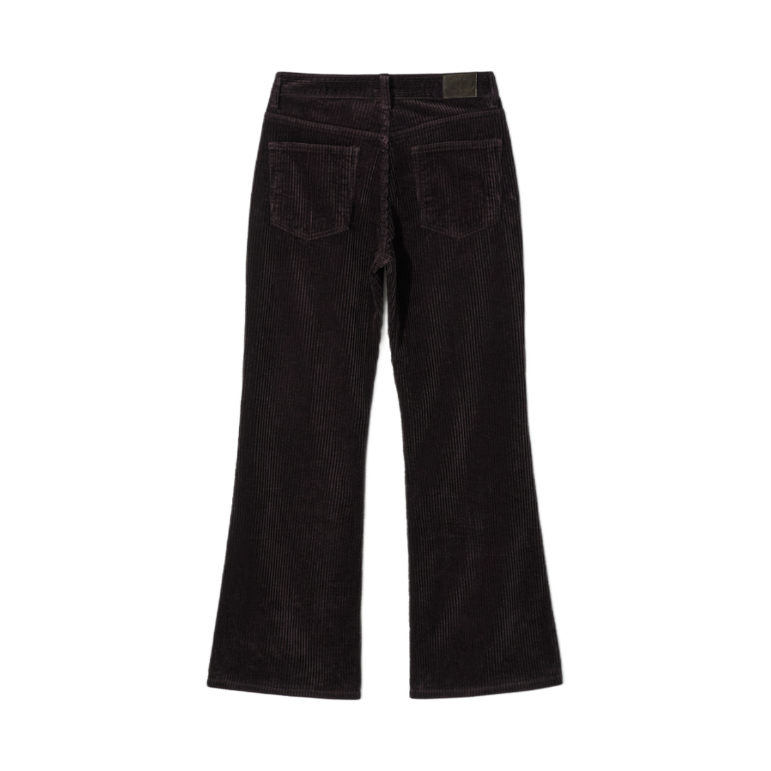 (W) 아비에무아 로우라이즈 세미 부츠컷 코듀로이 팬츠 브라운((W) Aviemuah Lowrise Semi Bootcut Corduroy Pants Brown) - 2