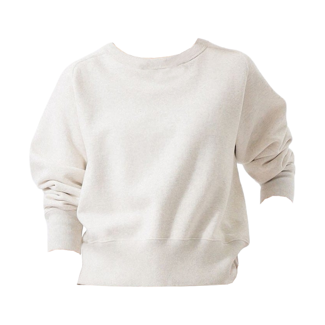 (W) 버즈 릭슨 x 빔즈 보이 프리덤 슬리브 스웨트셔츠 오트밀((W) Buzz Rickson's x Beams Boy Freedom Sleeve Sweatshirt Oatmeal)