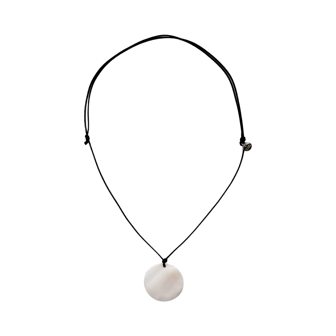 러브미몬스터 달 진주 끈 목걸이 블랙(lovememonster Moon Pearl Strap Necklace BLACK) - 1