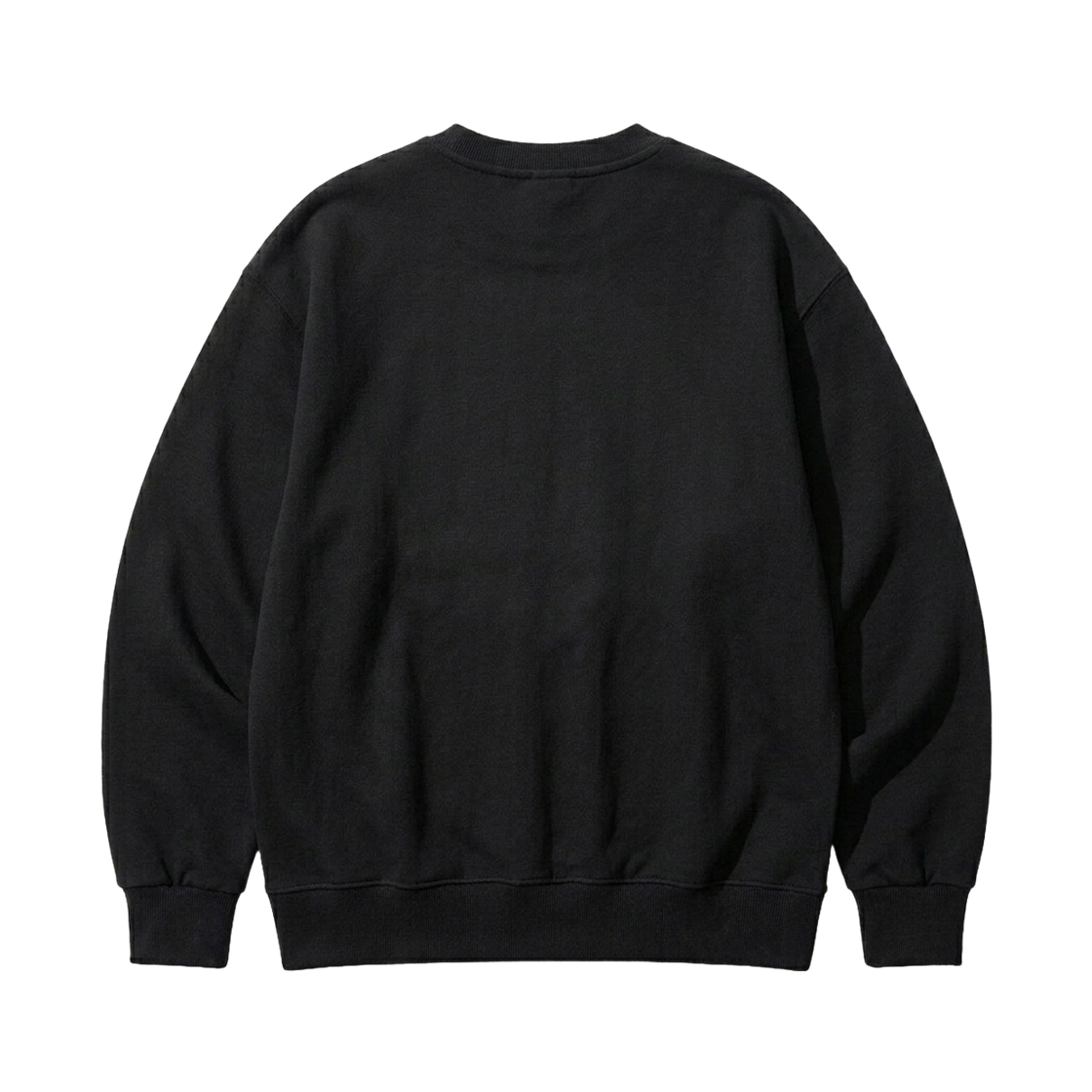 지크립 세미 오버핏 쭈리 스웨트 맨투맨 티셔츠 Black(GCLIP Semi-Oversized French Terry Sweatshirt Black) - 3