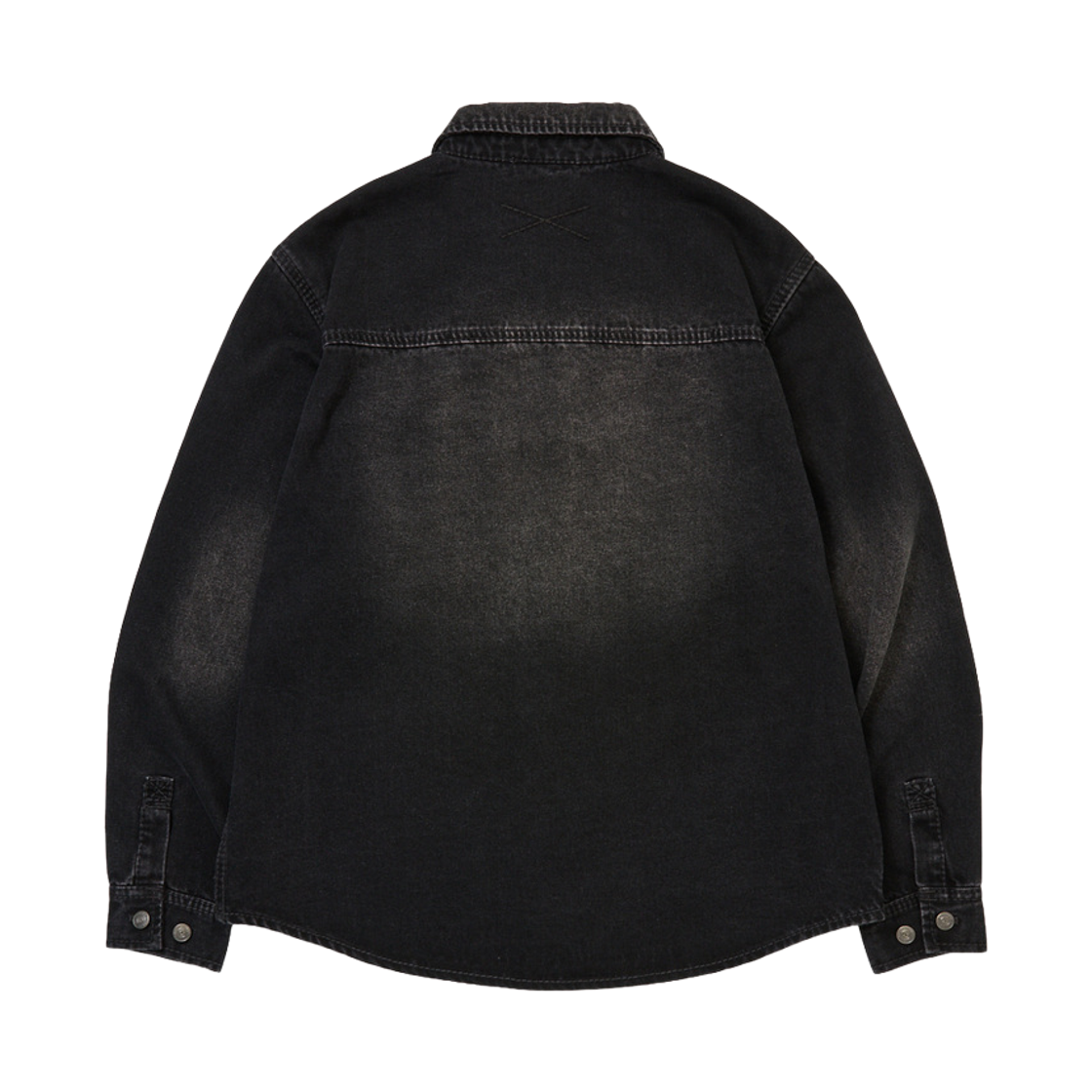트루릴리젼 빅티 데님 워크 자켓 - 워시드 블랙(True Religion Big T Denim Work Jacket - Washed Black) - 2