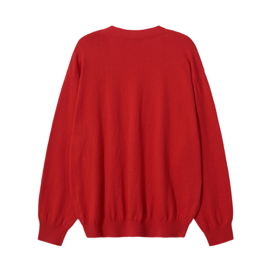 (W) 아비에무아 코튼 캐시미어 브이넥 가디건 레드((W) Aviemuah Cotton Cashmere V-Neck Cardigan Red) - 2