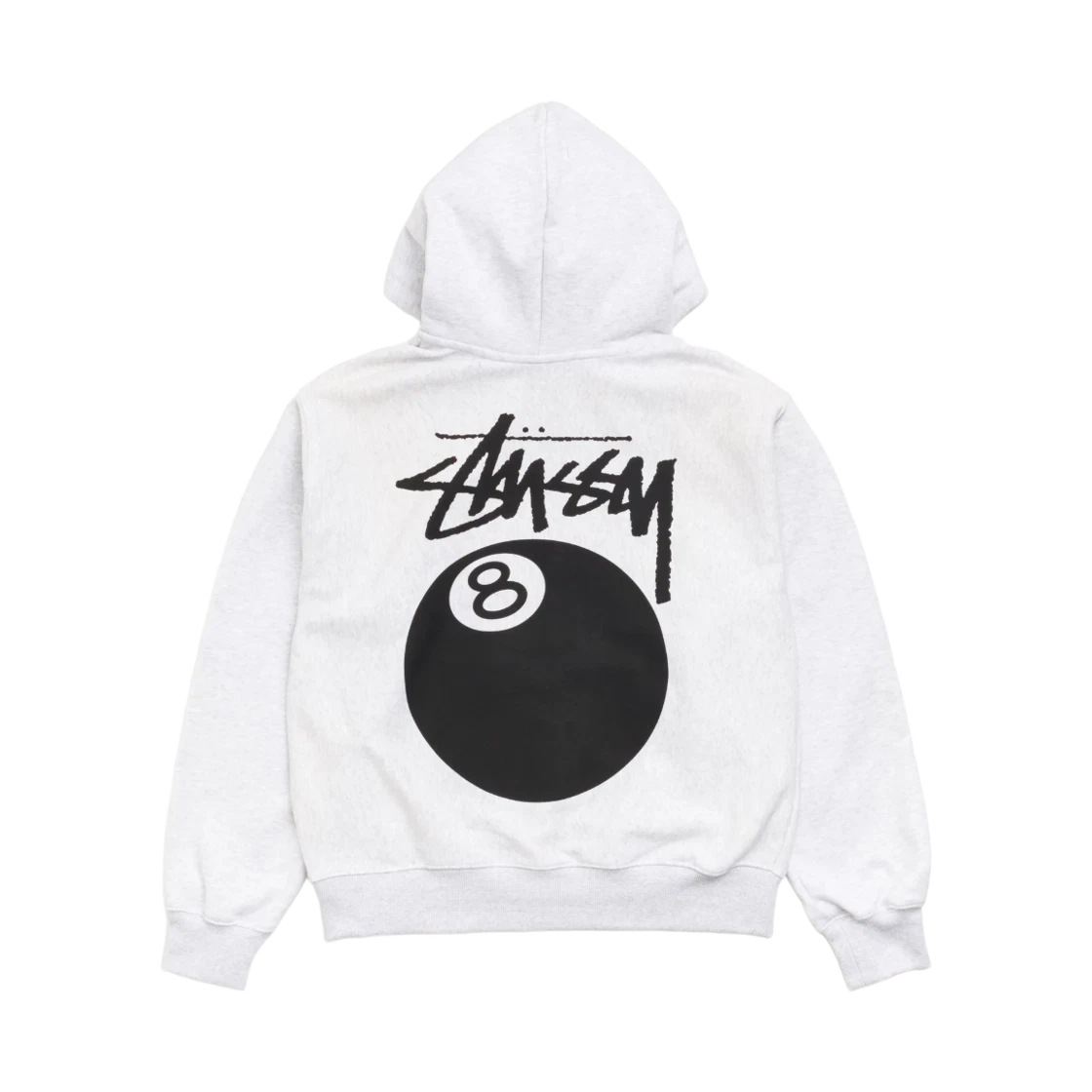 Stussy Stussy 8 Ball Zip Hoodie Ash Heather · S