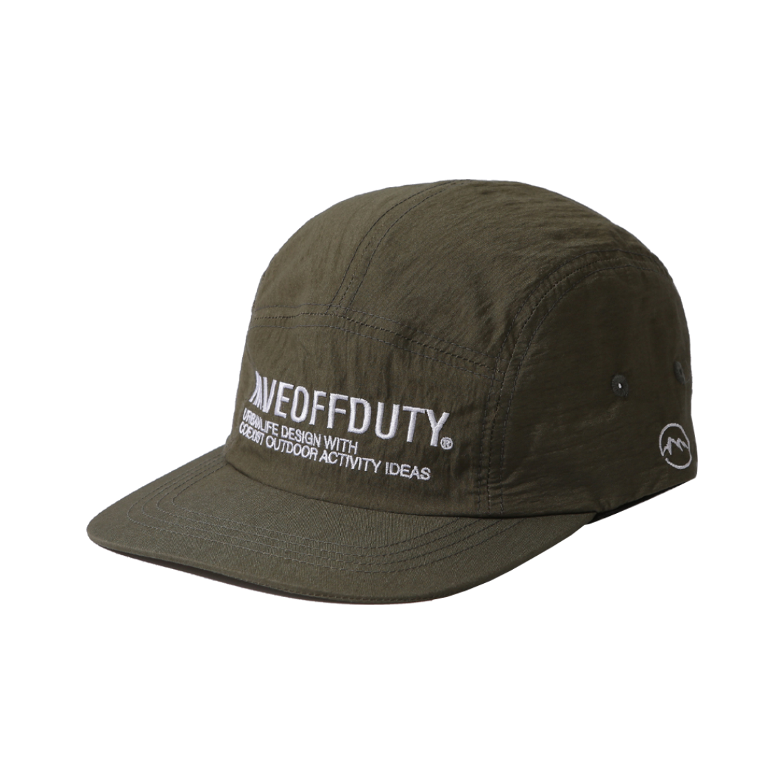 2602CP001KK HAVEOFFDUTY Logo Camp Cap Khaki
