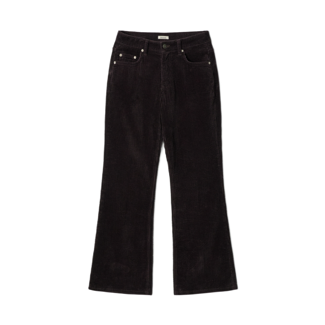 - (W) Aviemuah Lowrise Semi Bootcut Corduroy Pants Brown