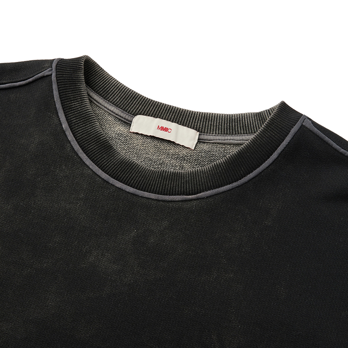 엠엠아이씨 셰이드 레이어 스웻셔츠 블랙(MMIC Shade Layer Sweatshirt Black) - 2