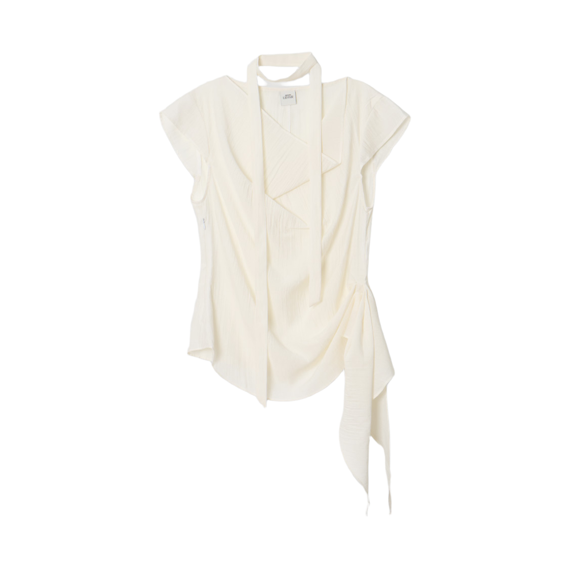 P0000SWS maisonlehar Olivia Blouse (Tie Set) 2color