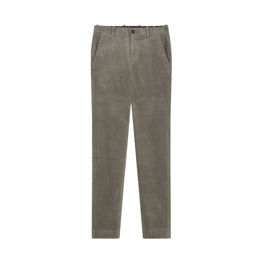 BBPCMNG401-ZGR BrooksBrothers Slim Fit 8-Wale Corduroy Pants Grey