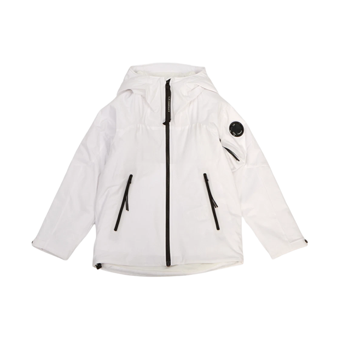 15CKOW005B004117A103 (Kids) C.P. Company U16 Pro-Tek Hooded Jacket Gauze White - 23FW