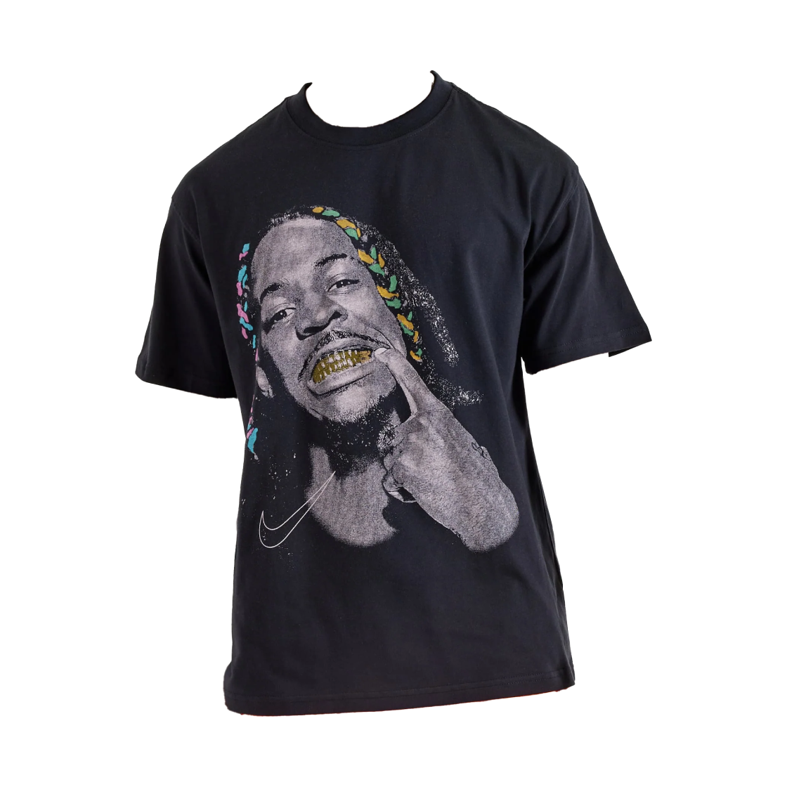 IH5079-045 Nike Ja Basketball T-Shirt Black Anthracite - Asia