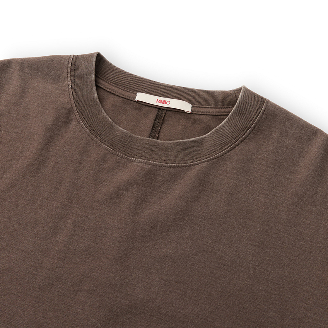 엠엠아이씨 [레귤러 핏] 베일 롱 슬리브 브라운(MMIC [Regular Fit] Veil Long Sleeve Brown) - 2