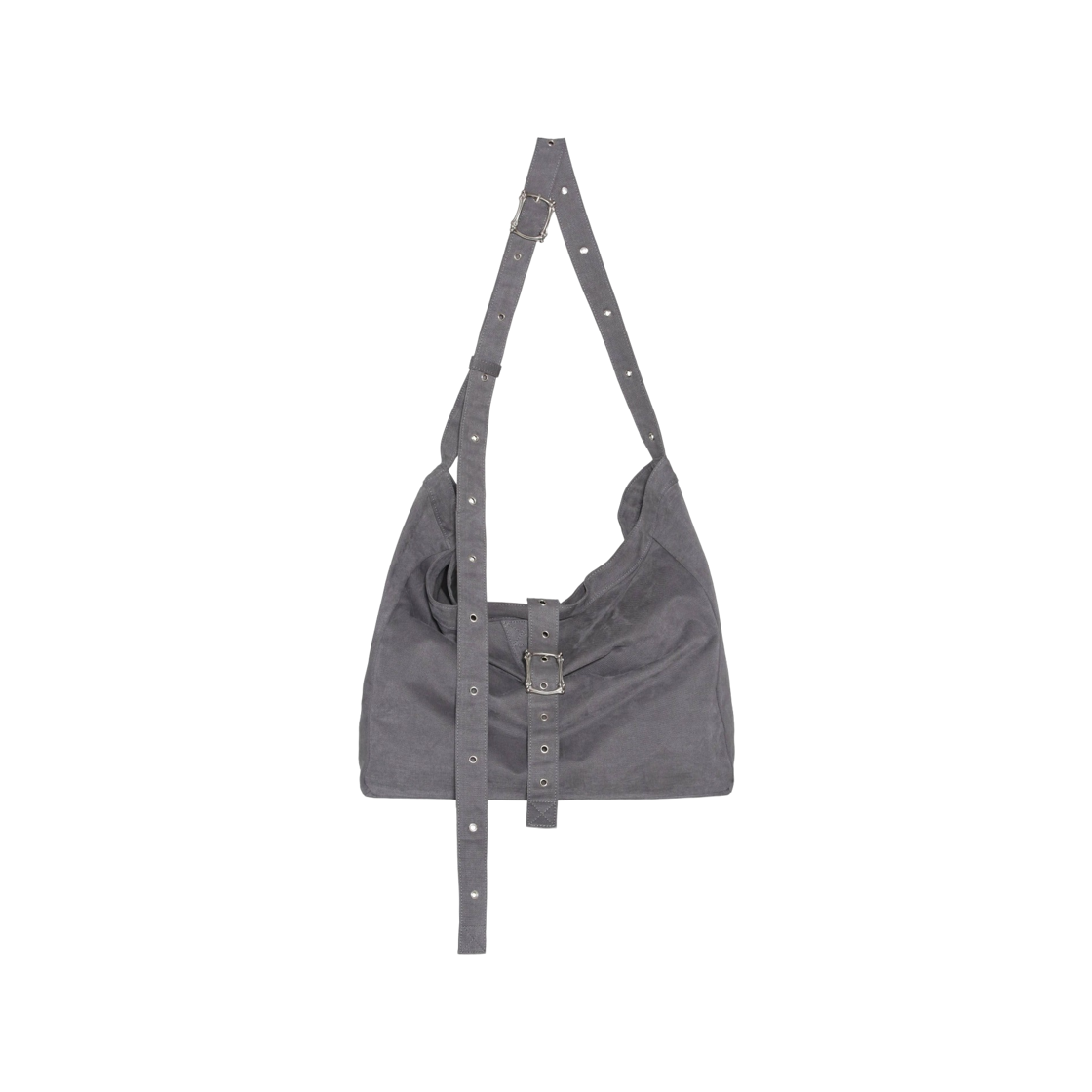 - Kamien x MJD Bone Buckle Big Bag Canvas Chacoal