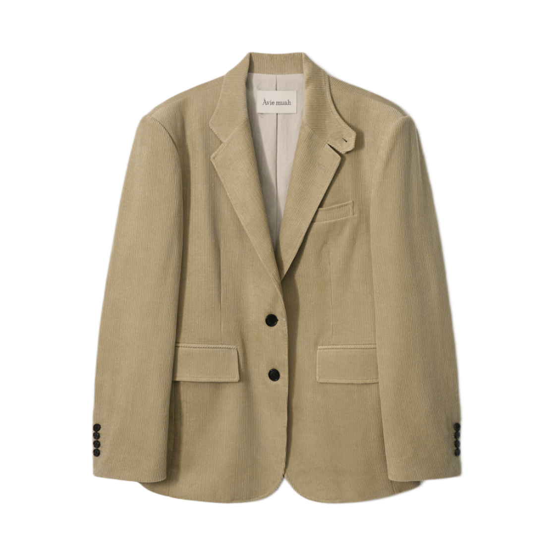 - (W) Aviemuah Collar Point Corduroy Jacket Butter