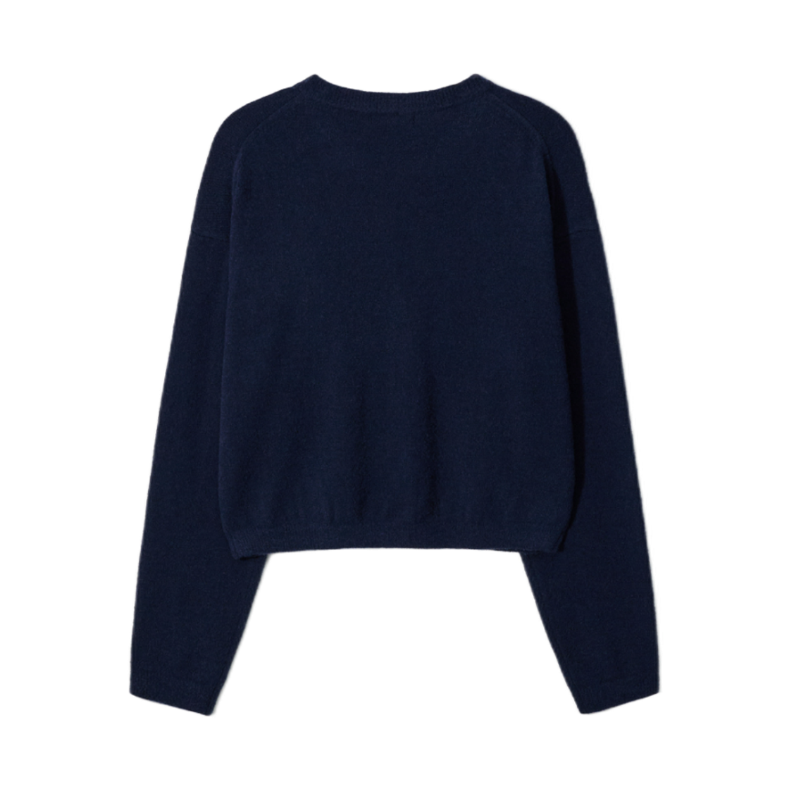 (W) 아비에무아 퍼지 니트 가디건 네이비((W) Aviemuah Fudge Knit Cardigan Navy) - 2