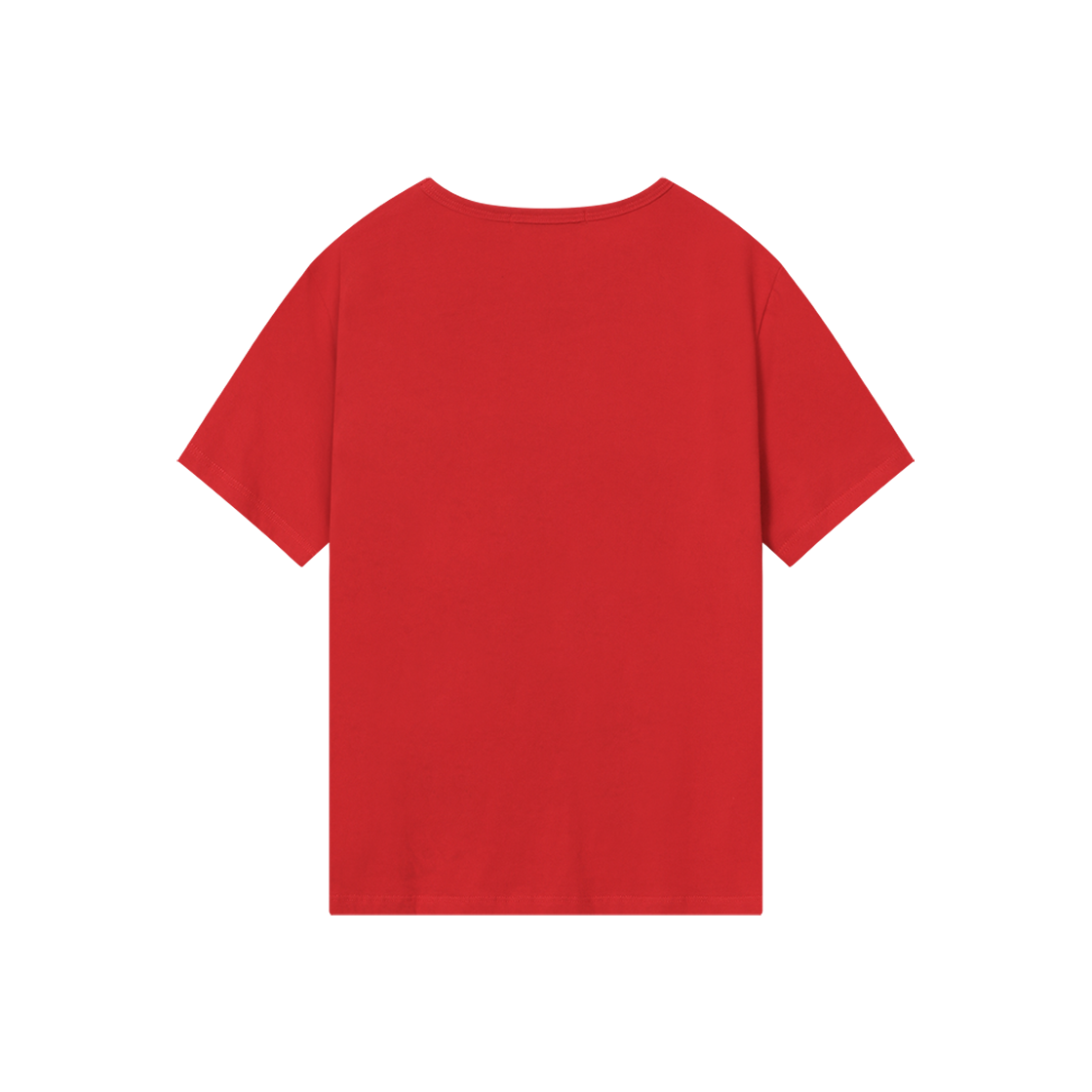 폴리테루 휴먼인덱스 우먼 베이시카 티셔츠 레드(Polyteru Human Index Women Basica T-Shirt Red) - 2