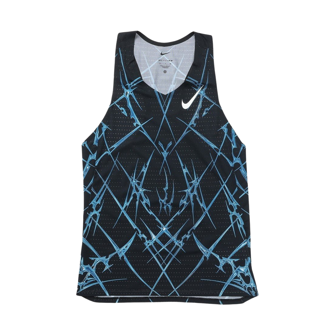 IM5359-010 Nike Aero Swift Dri-Fit ADV Printed Running Singlet Black White - Asia