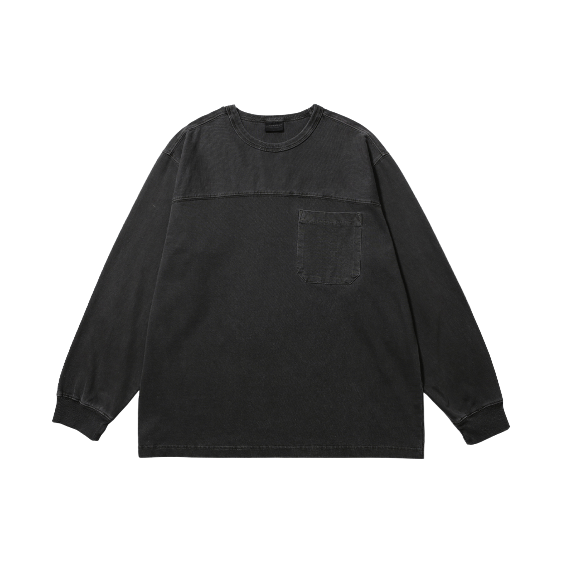 2602TS001GR HAVEOFFDUTY Garments Dyed Finger Hall Long Sleeve Charcoal