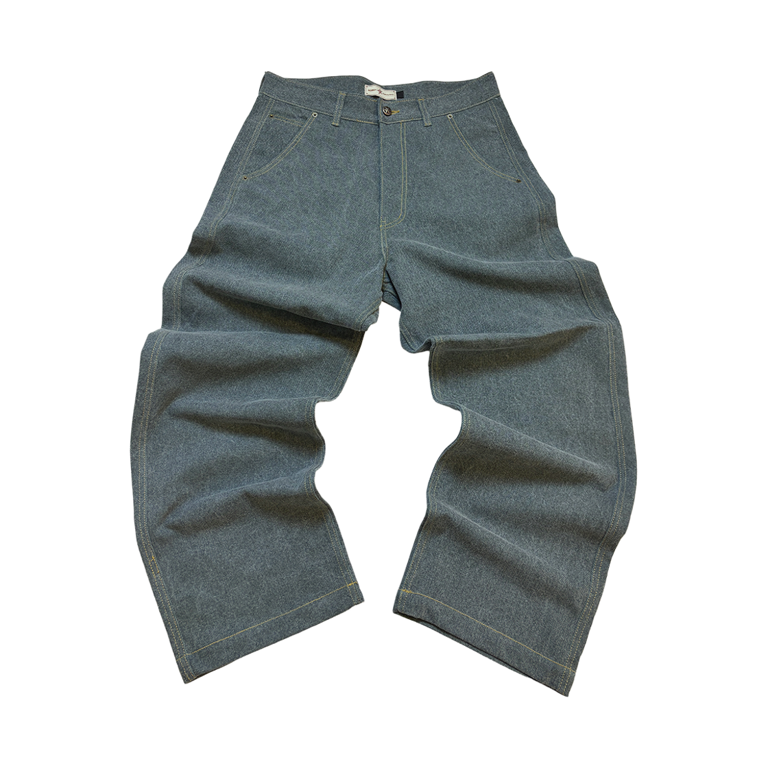 아오이로 베이스 도비 워크 팬츠 - 페이디드 블루(Aoiro Base Dobby Work Pants - Faded Blue)