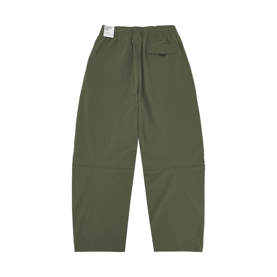 나이키 테크 우븐 오픈 헴 팬츠 미디움 올리브 블랙 - 아시아(Nike Tech Woven Open Hem Pants Medium Olive Black - Asia) - 2