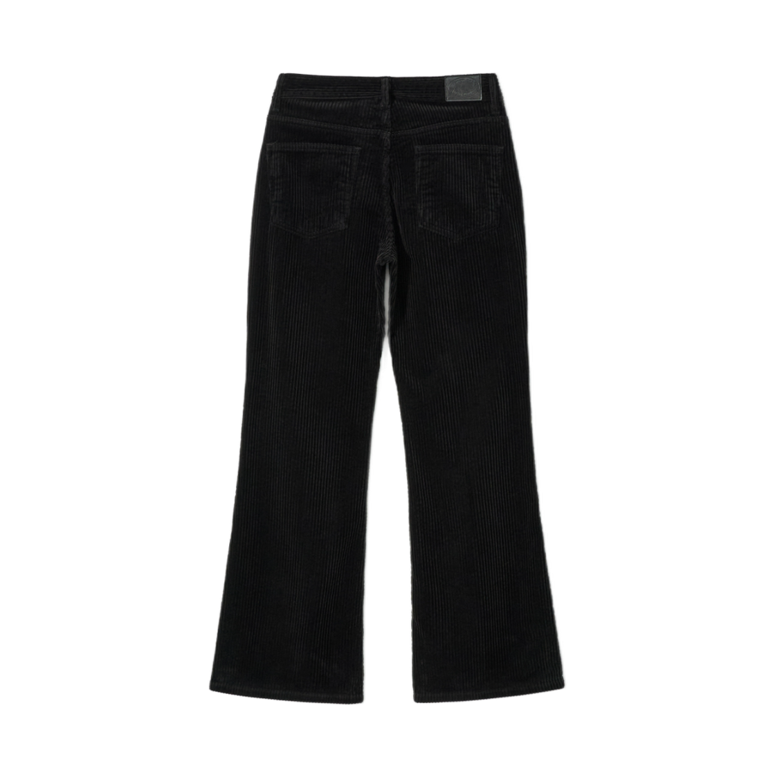 (W) 아비에무아 로우라이즈 세미 부츠컷 코듀로이 팬츠 블랙((W) Aviemuah Lowrise Semi Bootcut Corduroy Pants Black) - 2