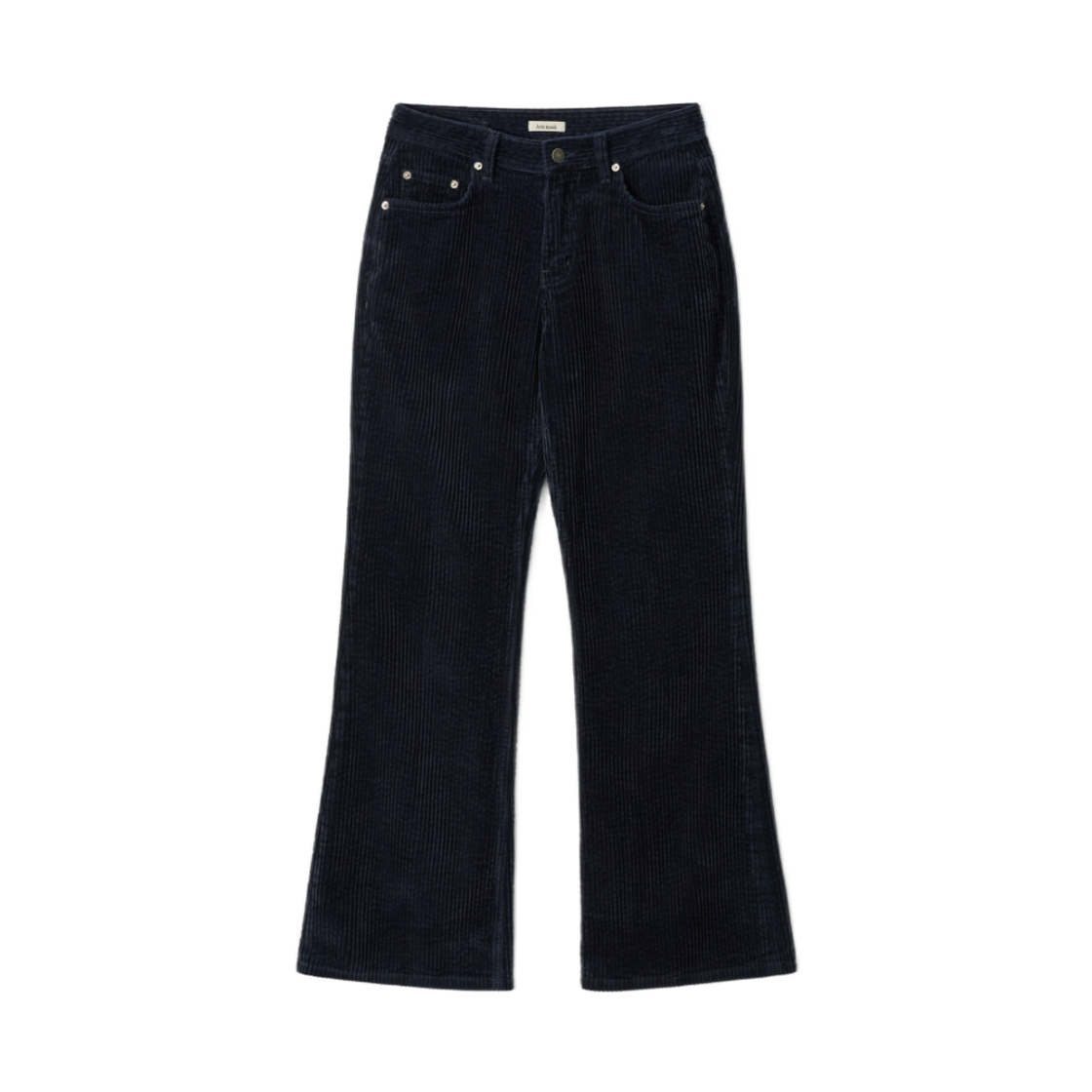 - (W) Aviemuah Lowrise Semi Bootcut Corduroy Pants Navy