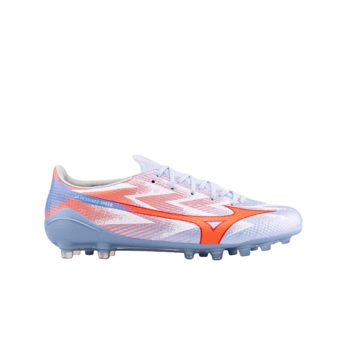 P1GA266122 Mizuno Alpha III Japan AG Blue Pinch Orange