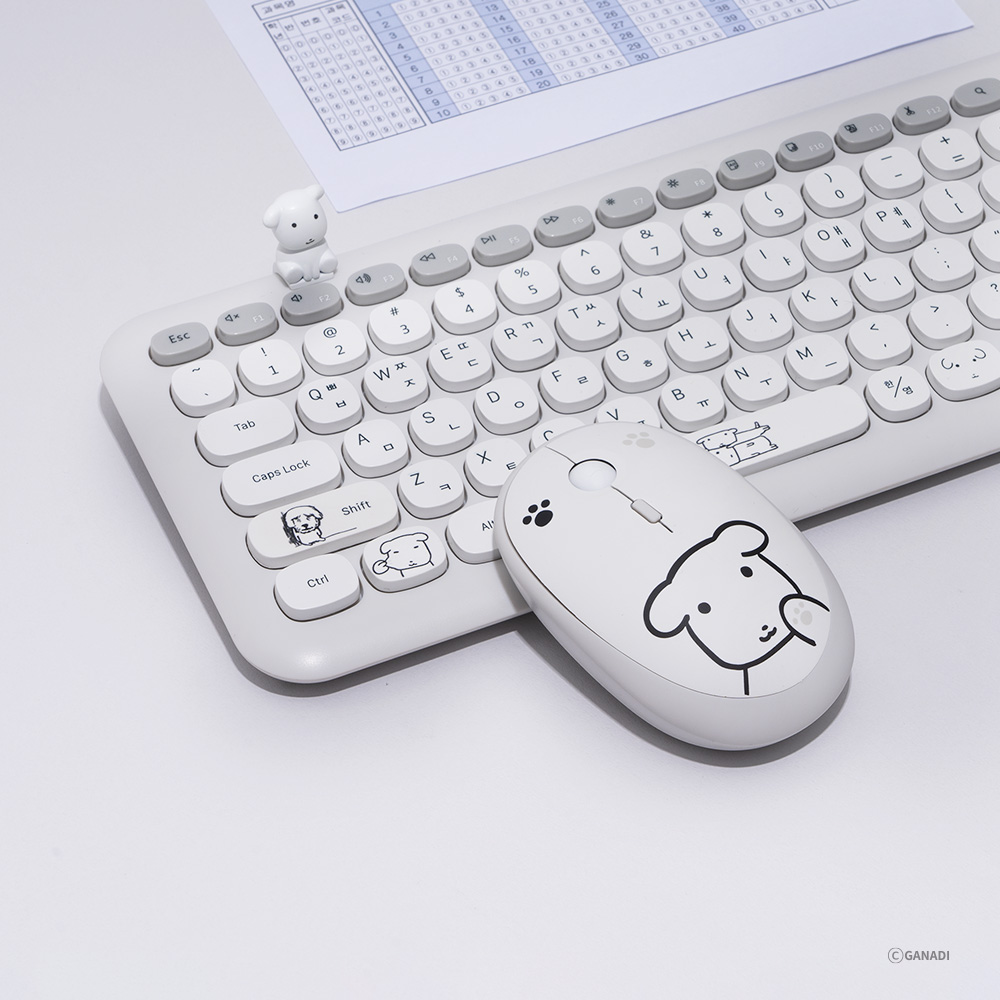 로이체 가나디 저소음 멀티페어링 블루투스 무선마우스(Royche Ganadi Silent Multi-Pairing Bluetooth Wireless Mouse) - 6