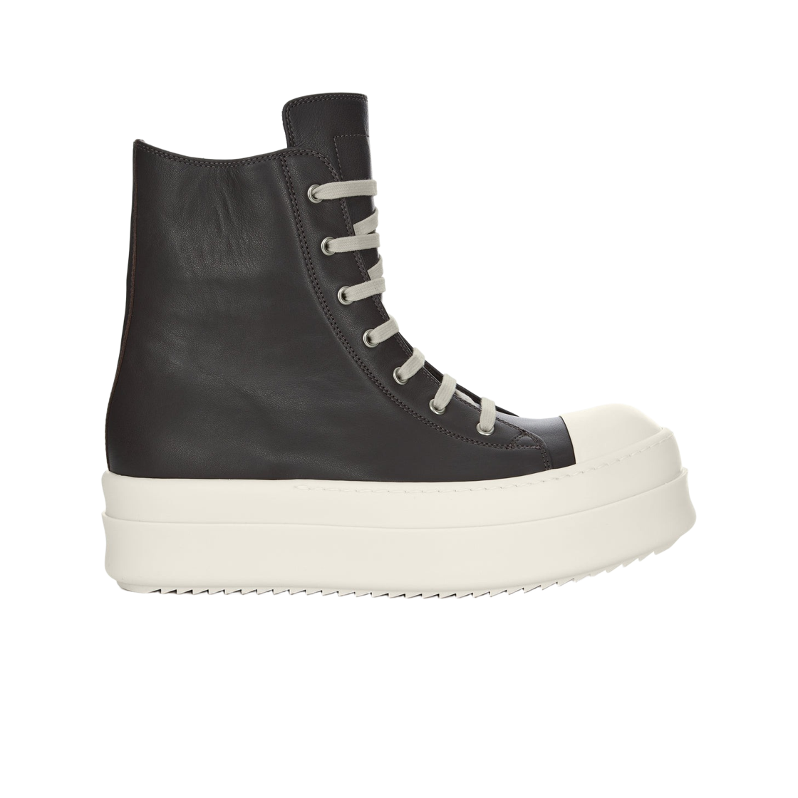 RU02F4859LCO-7811 Rick Owens Mega Bumper Sneakers Dark Dust Milk
