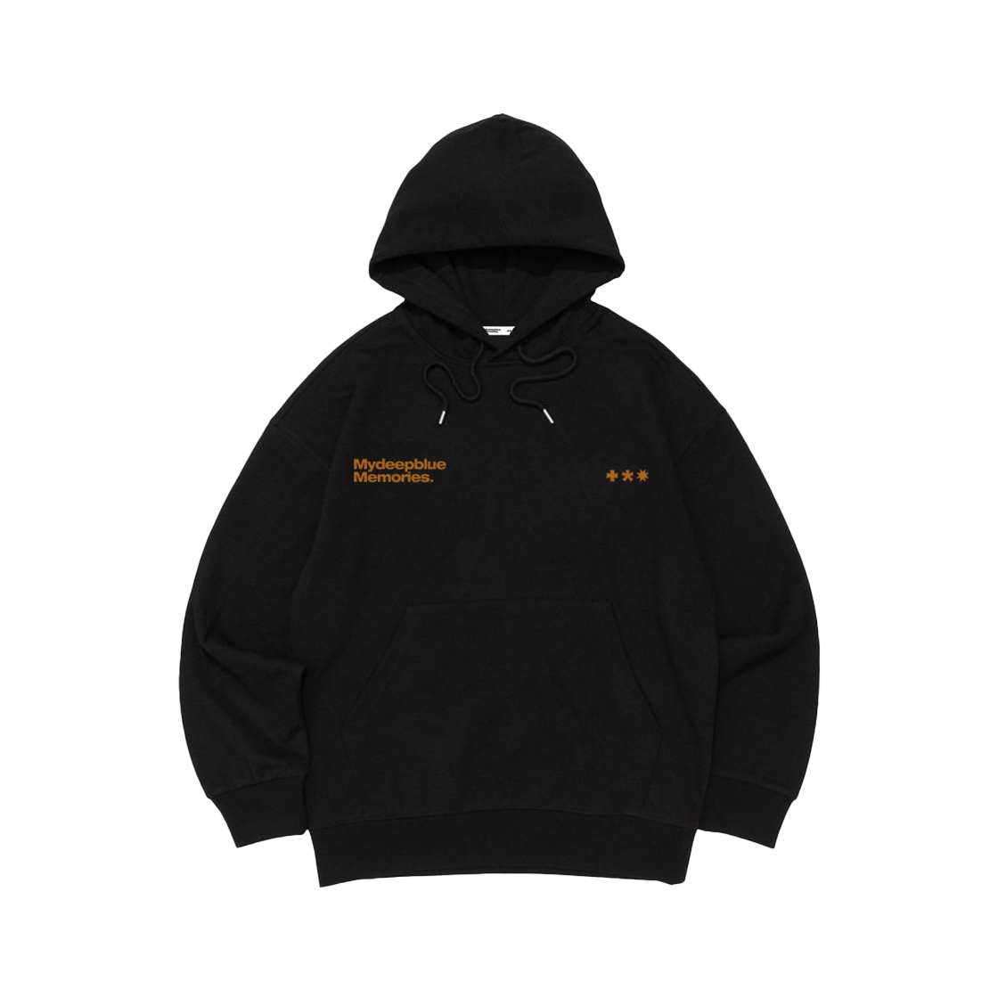마이딥블루메모리즈 SS 심볼 로고 소프트 후드 블랙(MydeepblueMemories SS MM SYMBOL LOGO SOFT HOODIE Black) - 2