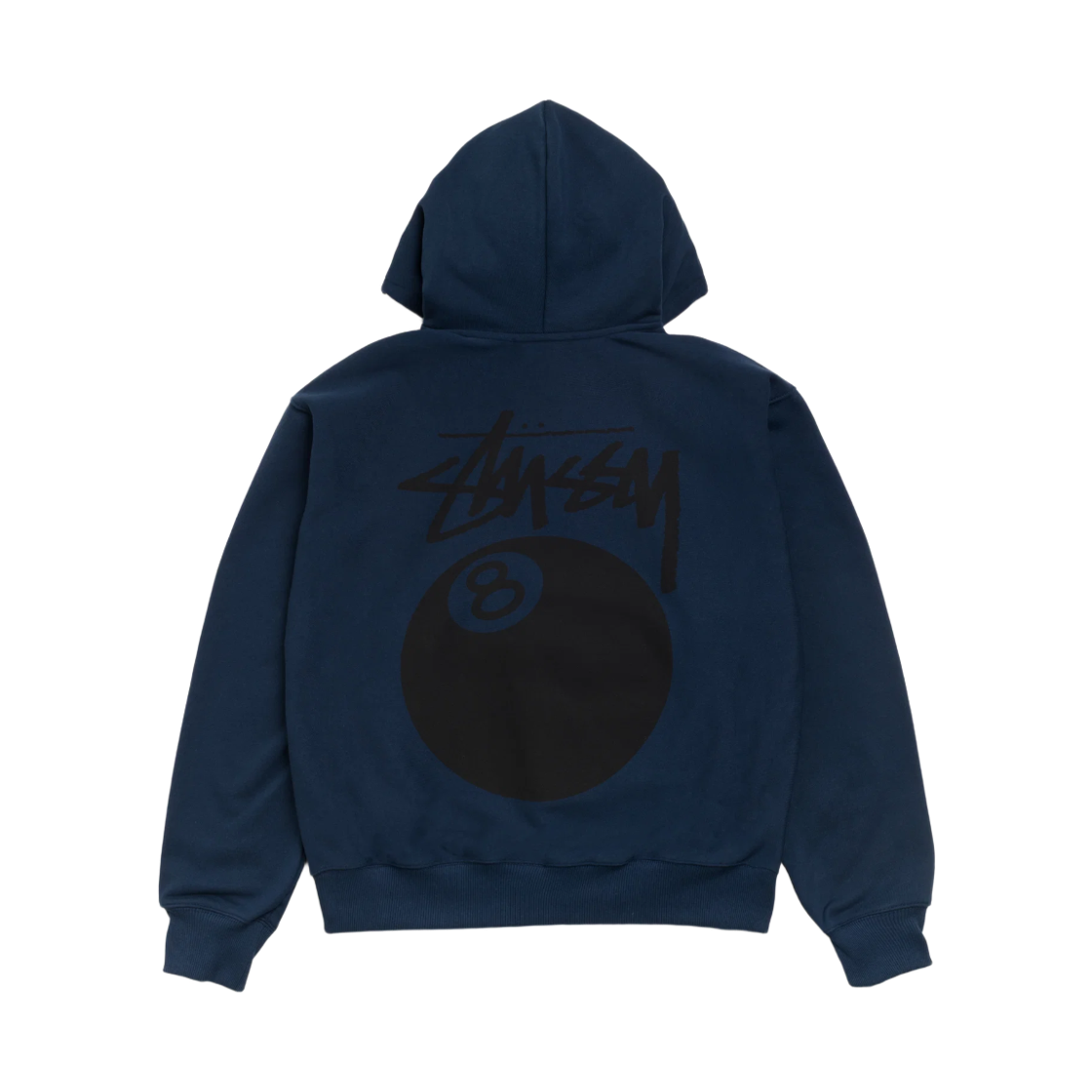 1975103 Stussy 8 Ball Zip Hoodie Navy