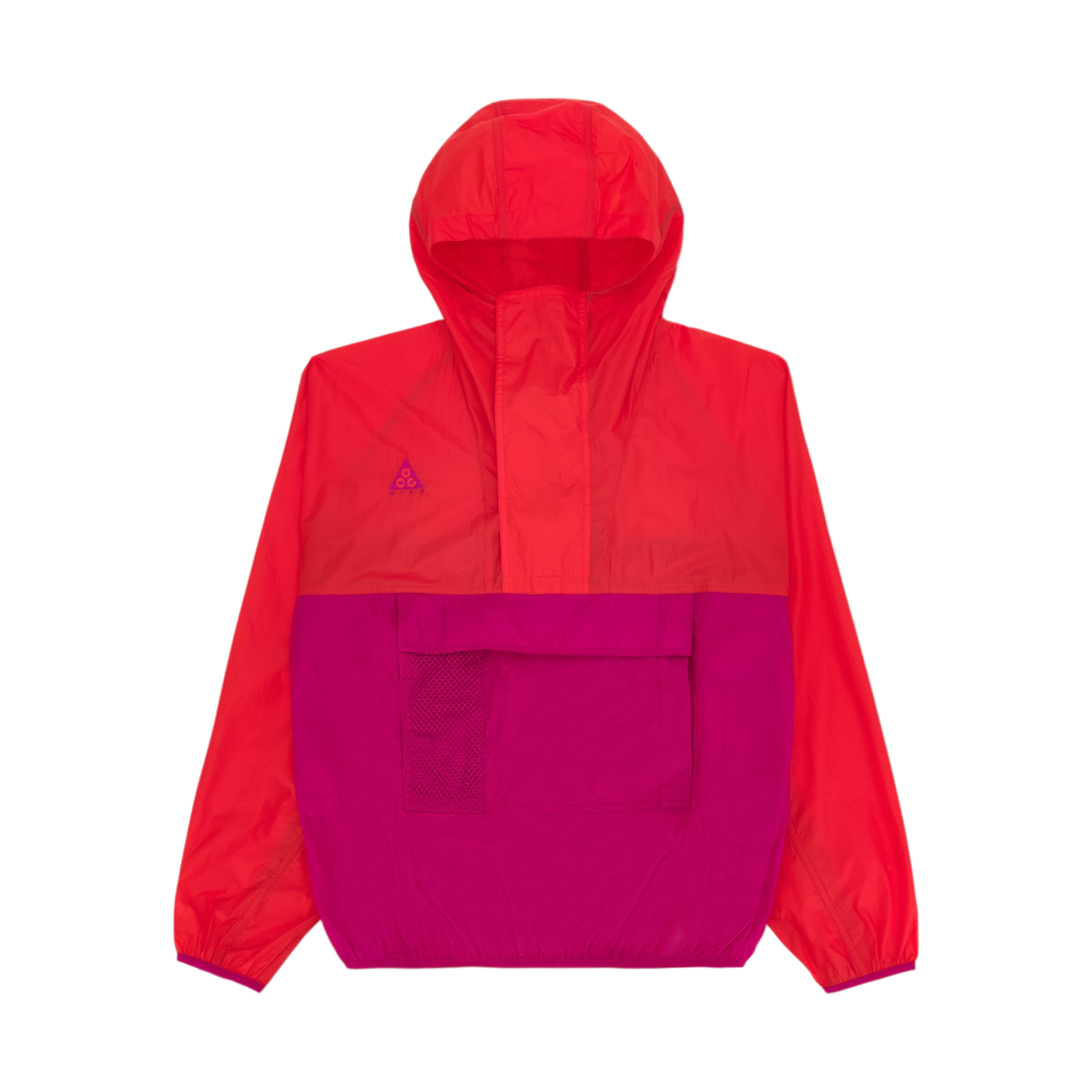CD7635-634 Nike ACG Anorak Hooded Jacket Habanero Red Sport Fuchsia - Asia