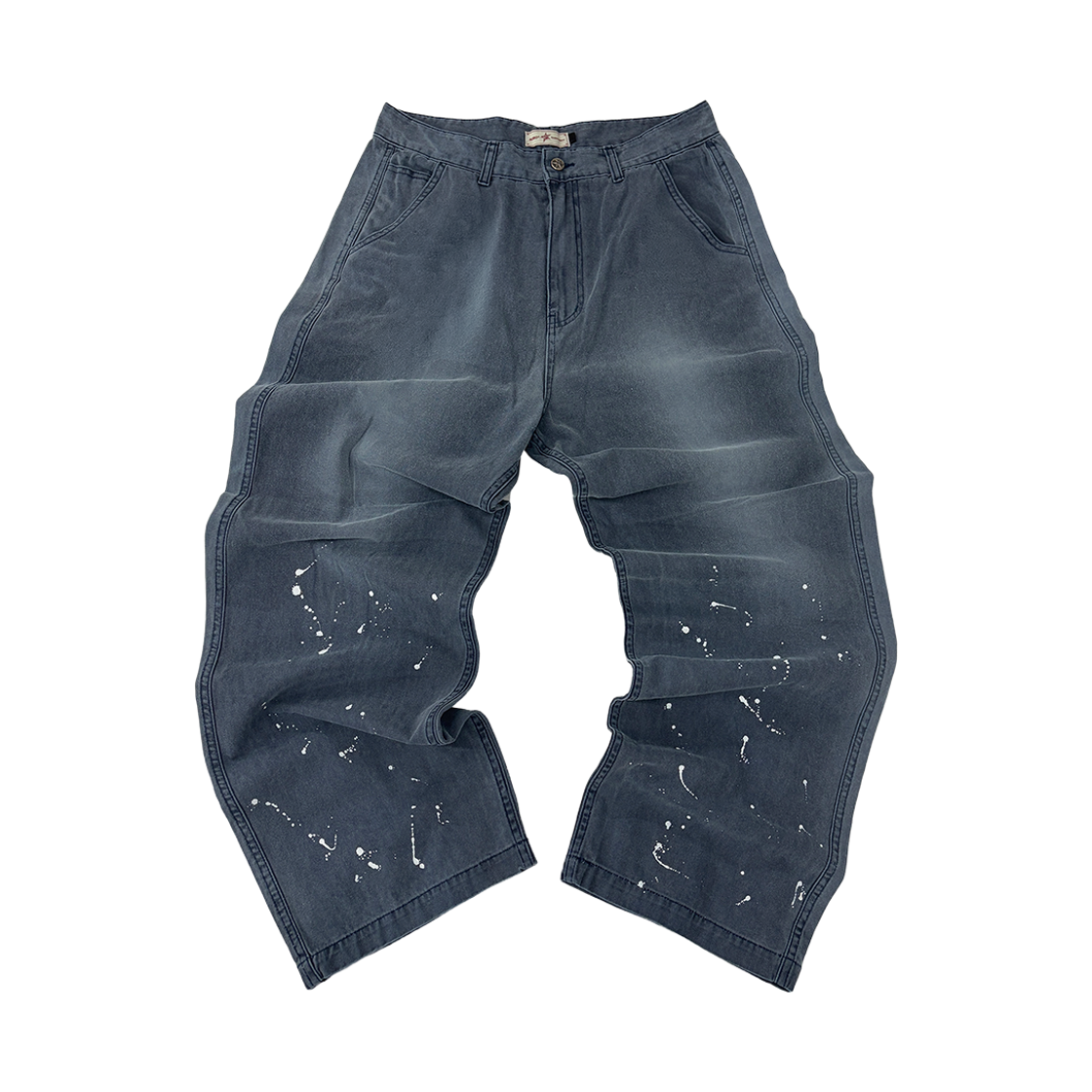 아오이로 헤링본트윌 프렌치 워크 팬츠 - 프렌치 블루(Aoiro HBT French Work Pants - French Blue)