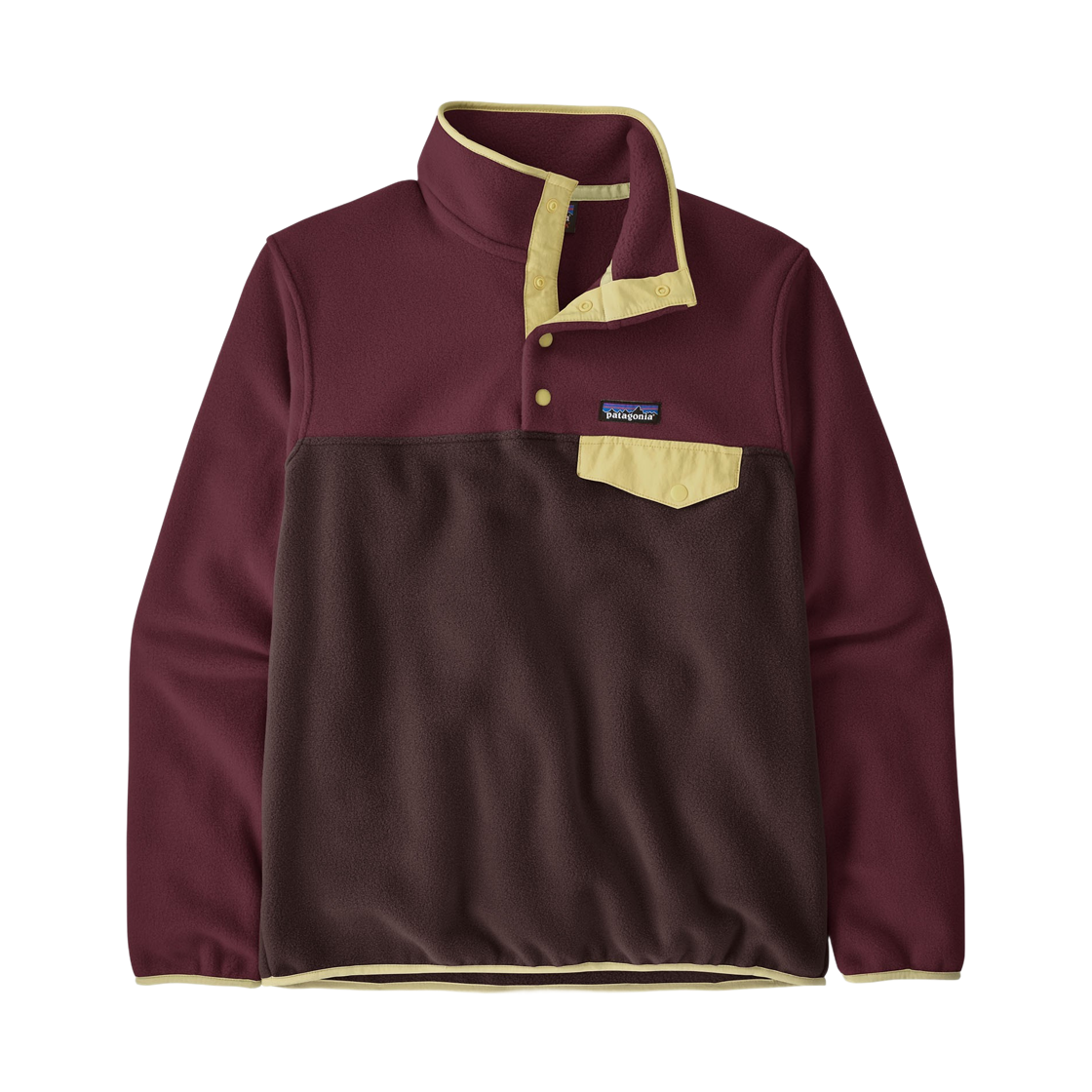 25455 (W) Patagonia Lightweight Synchilla Snap-T Pullover Den Brown