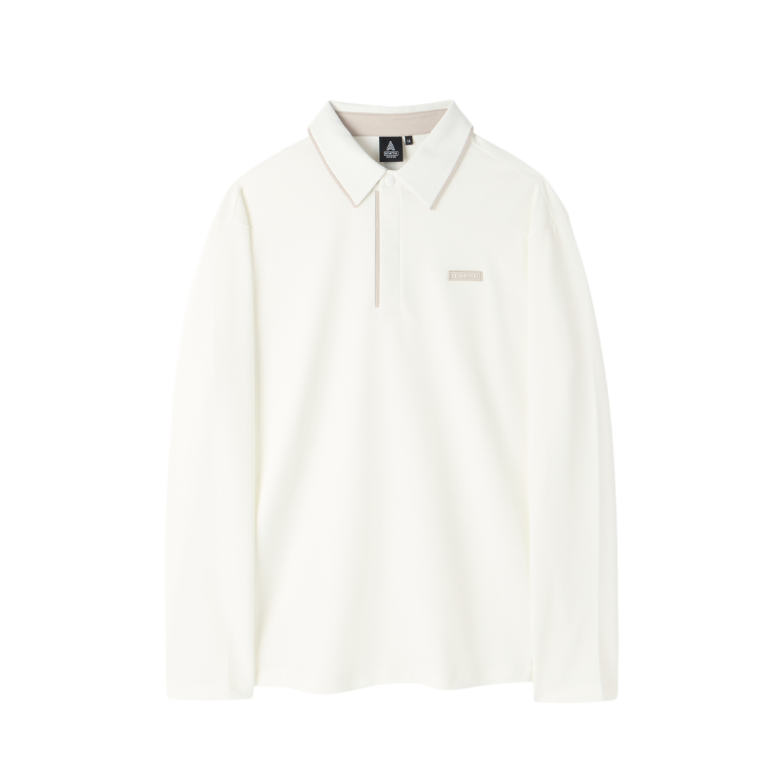 P263MPL120010 BROMPTON LONDON Collar T-Shirt White