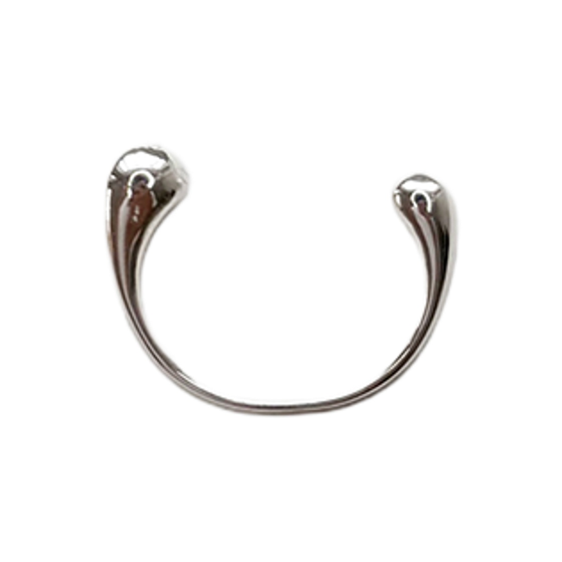 L262MRI030 lovememonster 2 Way Ball Toe Ring MEDIUM